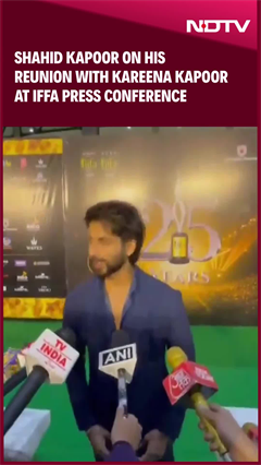 Shahid Kapoor Reacts To His Reunion With Kareena Kapoor At IFFA 2025 Press Conference