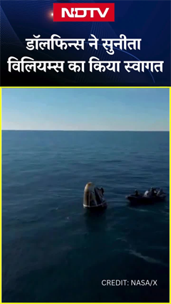 Sunita Williams Return: जब सुनीता विलियम्स के स्वागत को आईं Dolphins ...  | Space | NASA