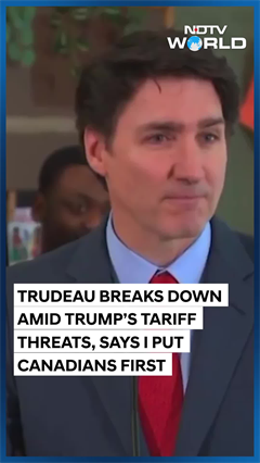 Trudeau Gets Emotional In Front Of Press While Speaking About Trump's Tariffs