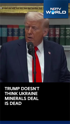 Trump Zelensky | Trump Hints At The Revival Of Ukraine Minerals Deal Amid Clash With Zelensky