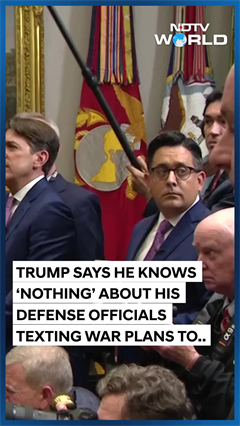 Trump Says He Knows ‘Nothing’ About His Defense Officials Texting War Plans To The Atlantic Editor