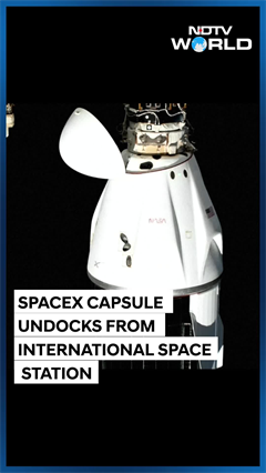 Sunita Williams Return | SpacX Capsule Undocks From ISS, Williams & Wilmore Begin Return Journey