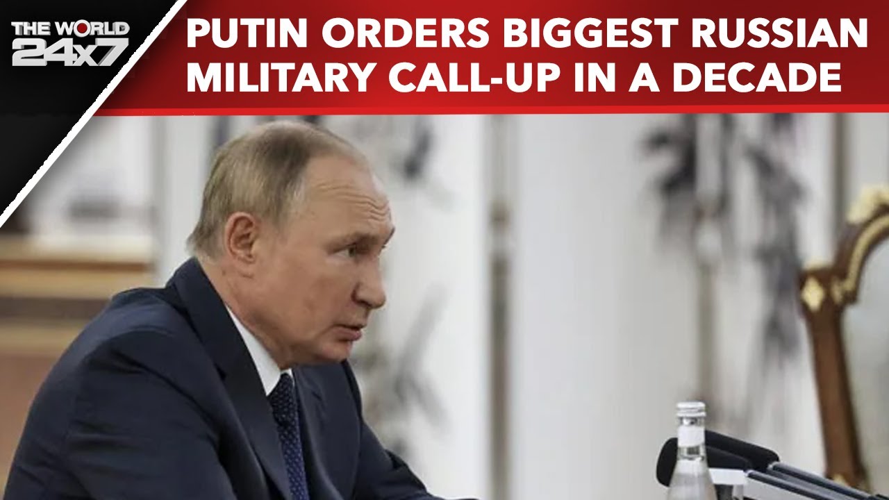 Russia News | Putin Orders Biggest Russian Military Call-Up In A Decade
