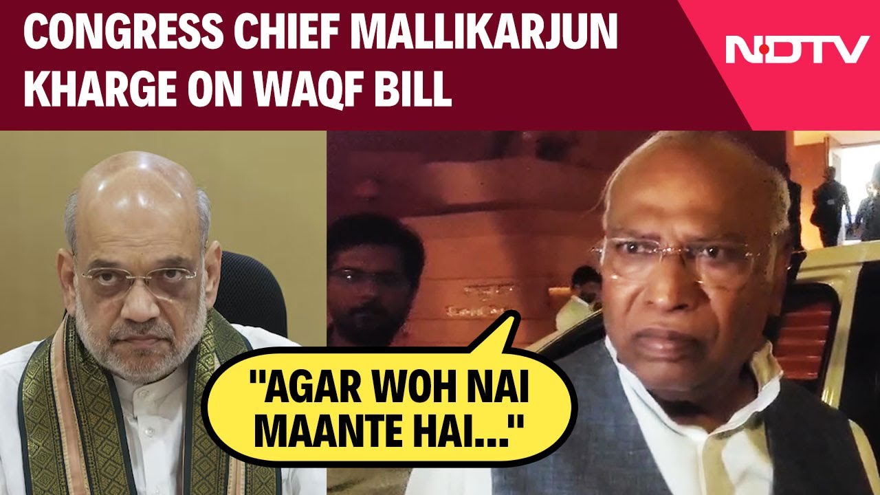 Mallikarjun Kharge Reacts To Waqf Amendment Bill Passed In Rajya Sabha