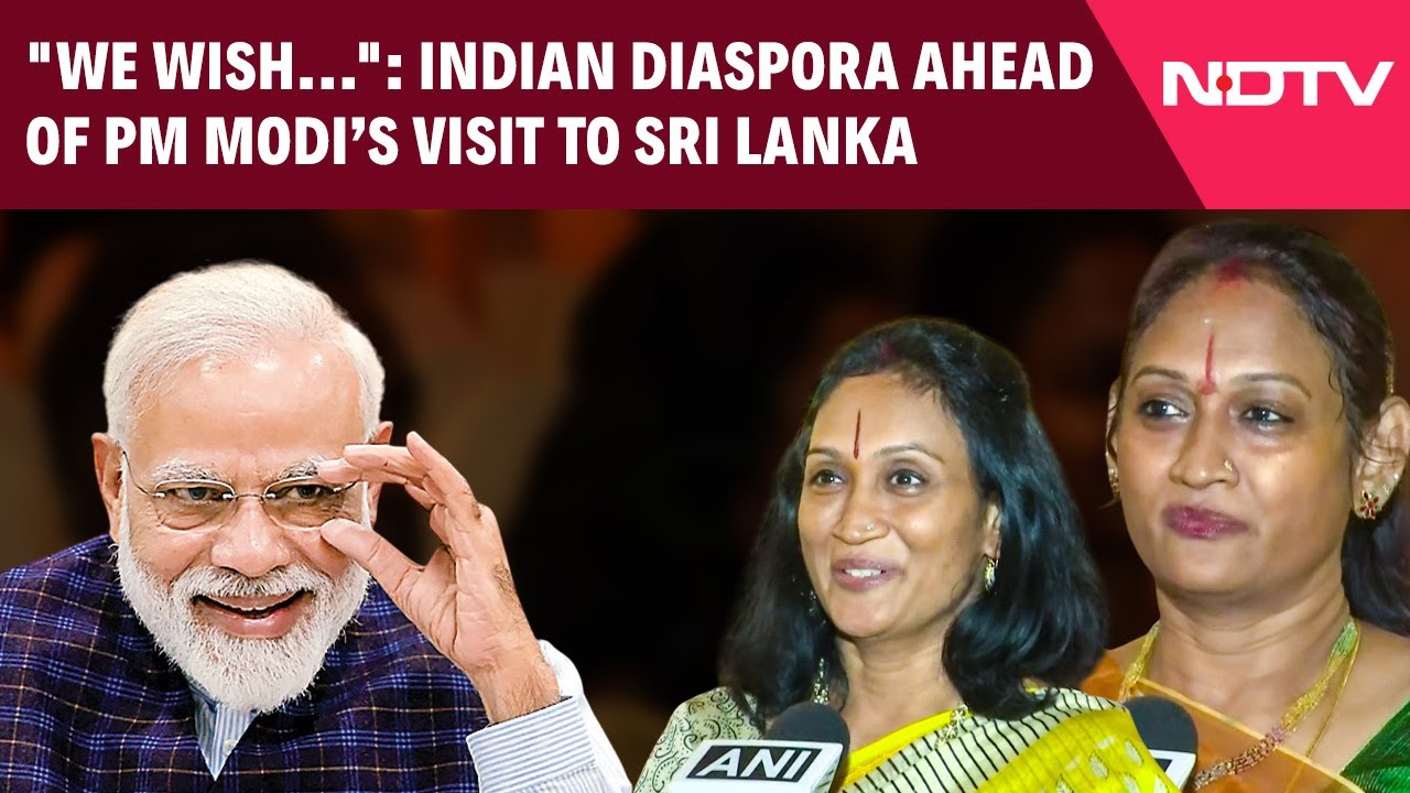 Indian Diaspora Ahead Of PM Modi's Visit To Sri Lanka: "We Wish Akhand Bhart To Become A Reality..."