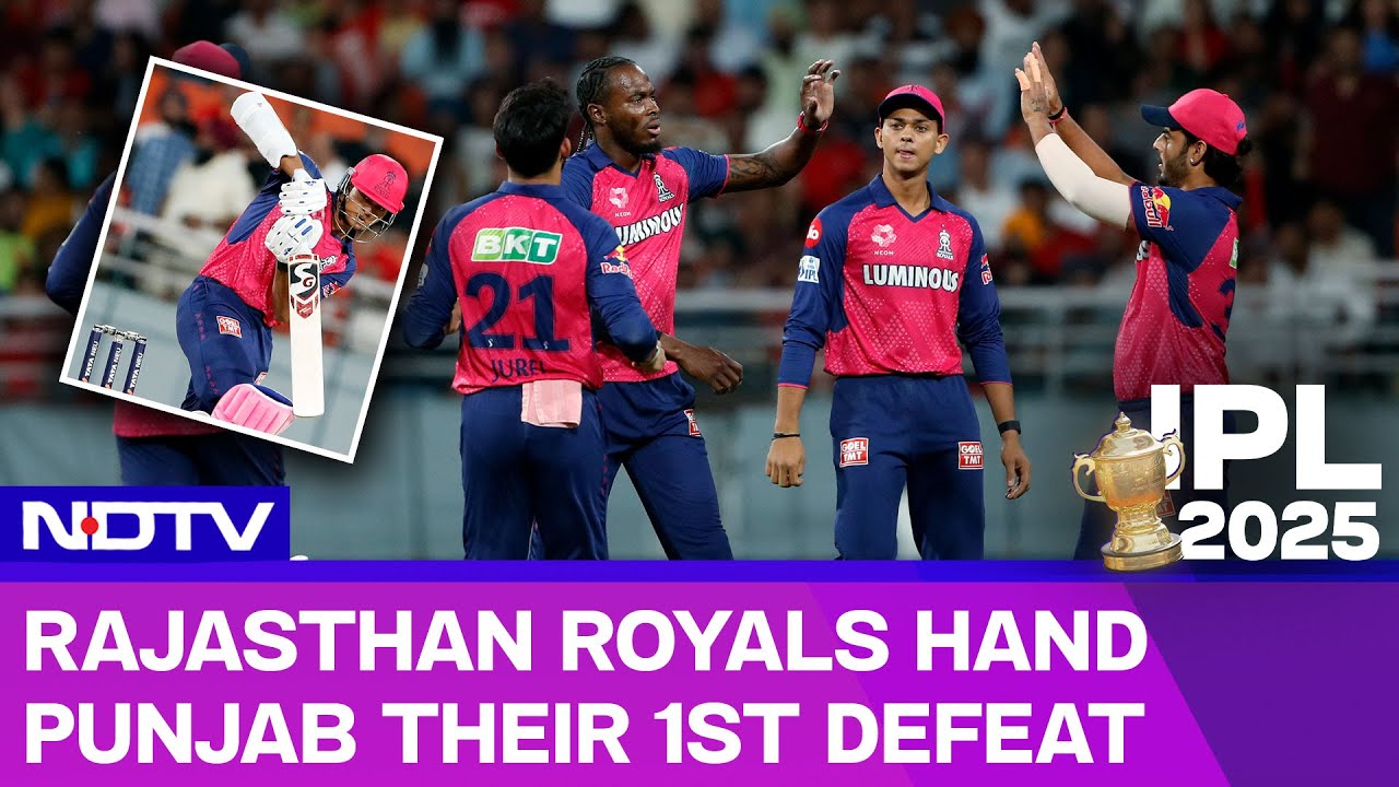 RR Vs PBKS | IPL 2025: Yashasvi Jaiswal Stars As RR Hand PBKS First Loss, Clinch Convincing Win