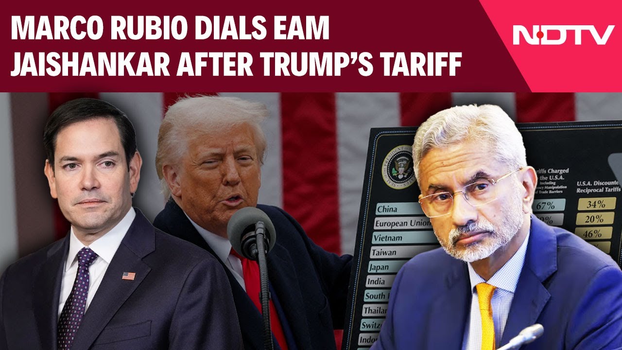 Trump Tariffs | Marco Rubio Dials EAM Jaishankar After Trump's Tariff