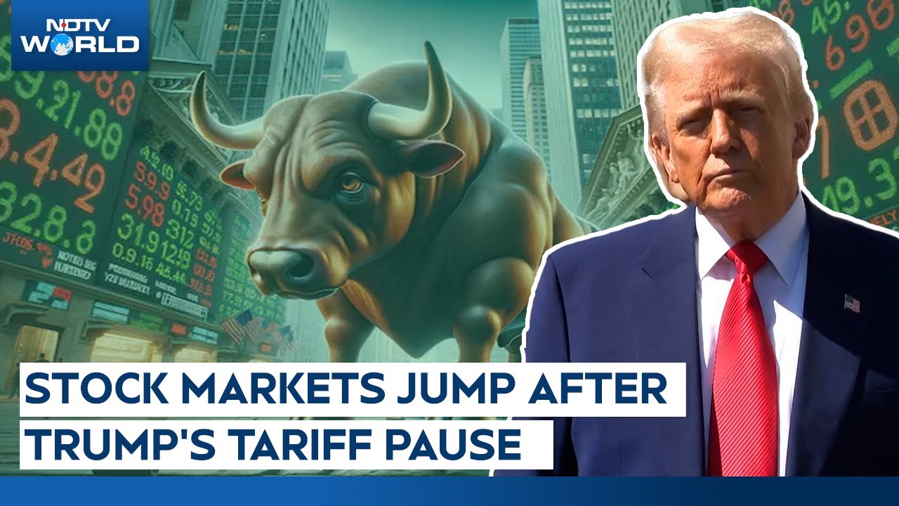 Stock Markets Soar After Trump's Tariff Pause, Nasdaq, S&P 500 See Biggest Gain