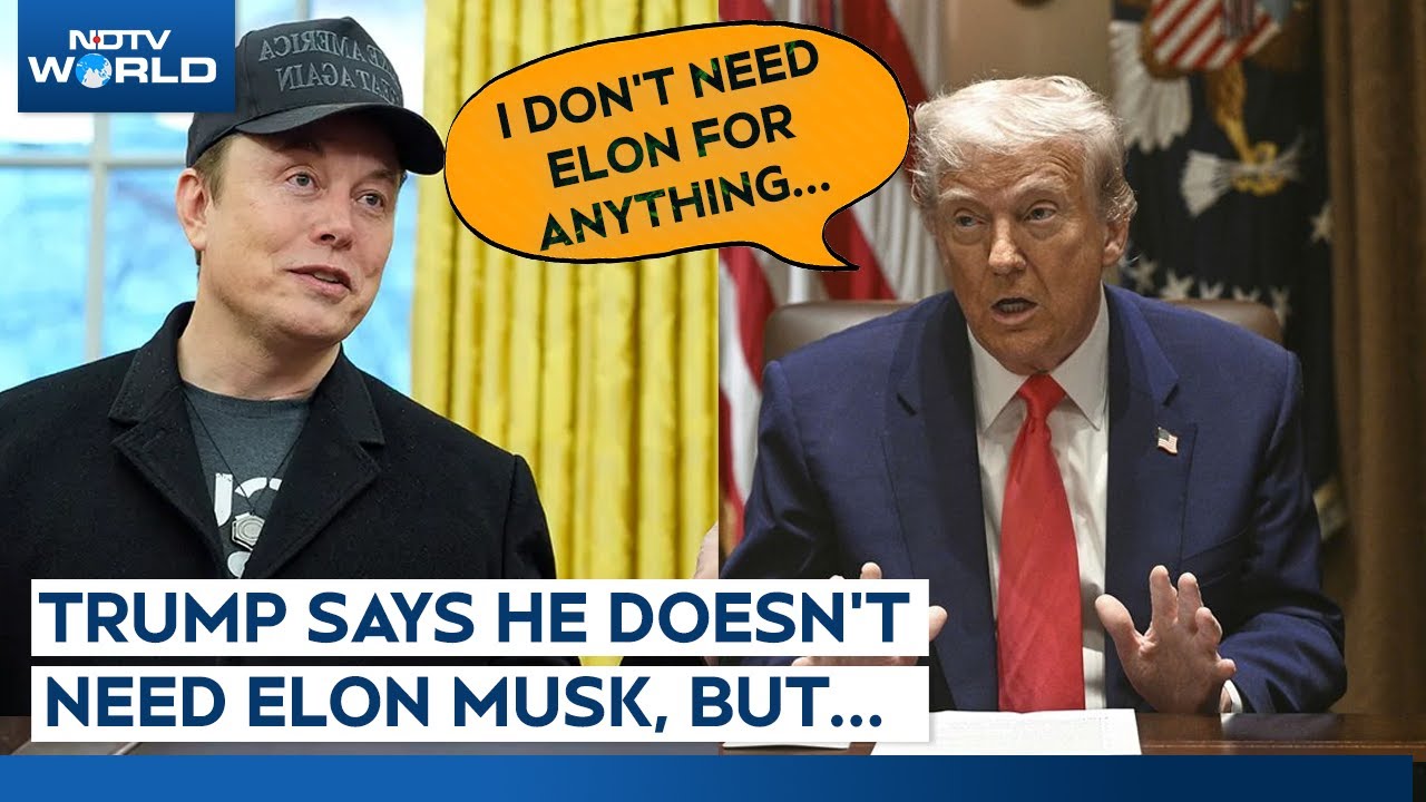 Trump Says He Doesn't Need Musk... & He Bought Tesla To Show Support
