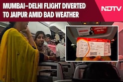 Mumbai-Delhi Flight Diverted To Jaipur Amid Bad Weather, Frustrated Passenger Shares Video Mumbai-Delhi Flight Diverted To Jaipur Amid Bad Weather, Frustrated Passenger Shares Video