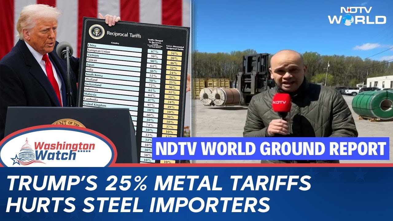 Trump's 25% Metal Tariffs Hurts Steel Importers | Despite Tariffs, Steel Importers Back Trump