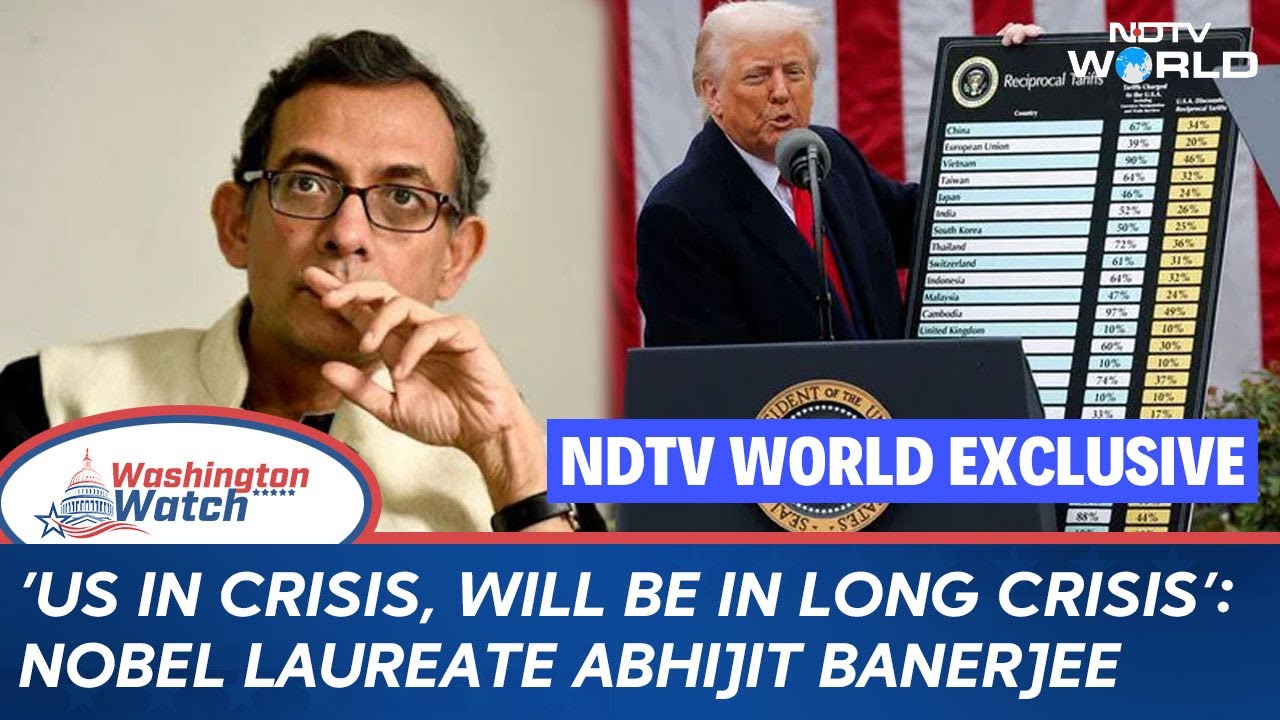 'US In Crisis, Won't Go As Trump Plans' | Nobel Laureate On Us Tariff Crisis | NDTV World Exclusive