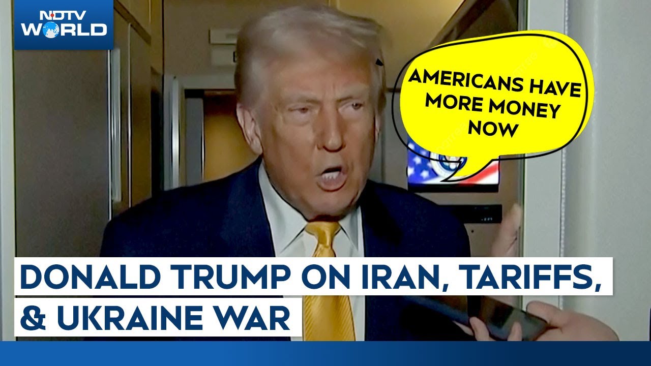 Donald Trump Latest News | Donald Trump On Iran, Tariffs, & Ukraine War