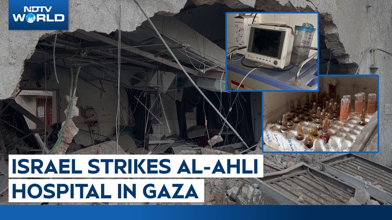 Israel Hamas War | Israeli Strikes Tear Down Hospital In Northern Gaza, Force Patients To Flee