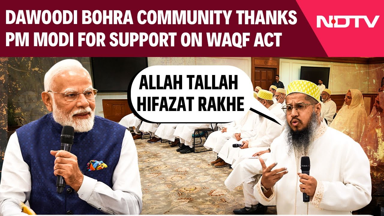 New Delhi: Dawoodi Bohra Community Thanks PM Modi For Support On Waqf Act