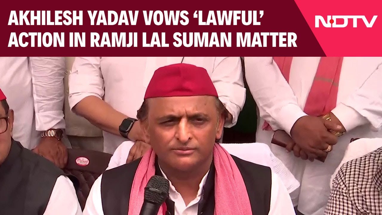 SP MP Vows 'Lawful' Action In Ramji Lal Suman Matter