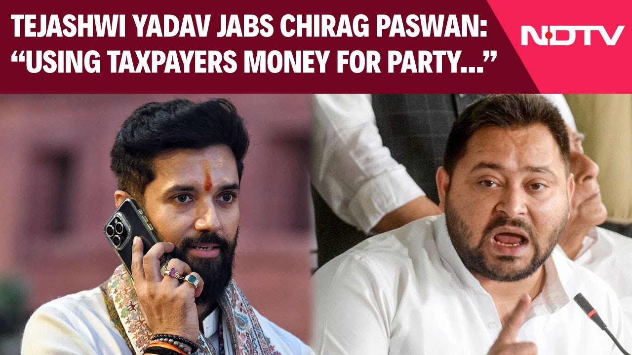 Tejashwi Yadav Blasts Union Minister Chirag Paswan Over His Statement