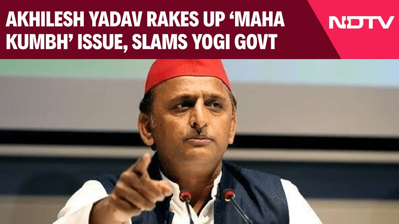 Akhilesh Yadav Rakes Up 'Maha Kumbh' Issue, Slams Yogi Govt