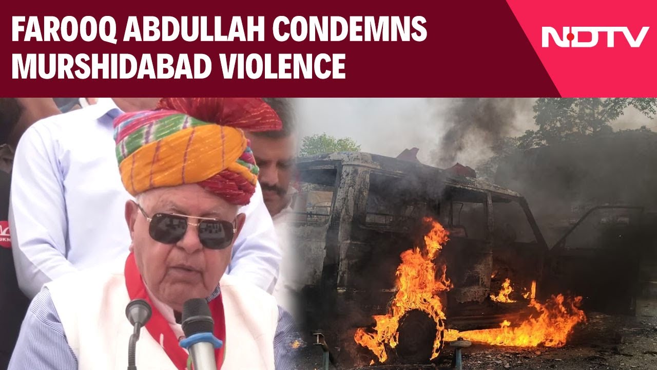 Farooq Abdullah Condemns Murshidabad Violence: "Use Of Bulldozers On Muslim Properties" Farooq Abdullah Condemns Murshidabad Violence: "Use Of Bulldozers On Muslim Properties"