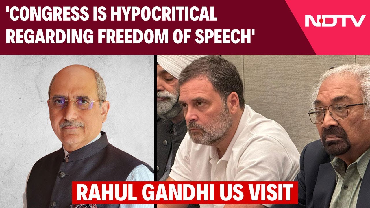 Video : Rahul Gandhi US Visit | 'Congress Is Hypocritical Regarding Freedom Of Speech': BJP's Nalin Kohli