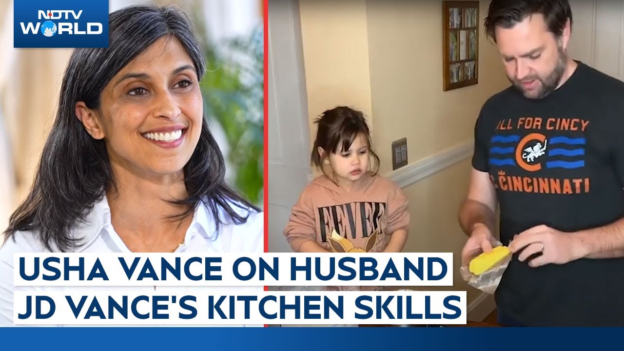 Usha Vance On Husband JD Vance's Kitchen Skills: "He's An Experimental Cook"