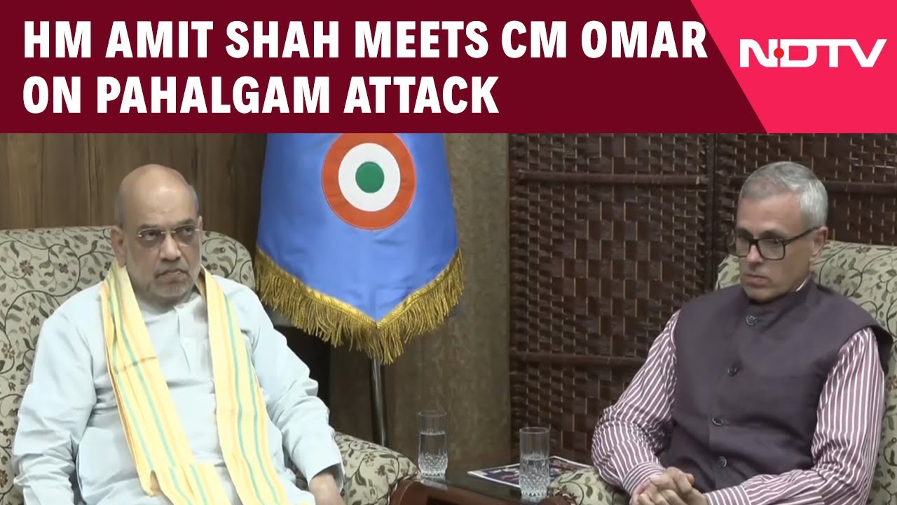 Amit Shah Holds High Level Meeting With CM Omar Over Pahalgam Terror Attack