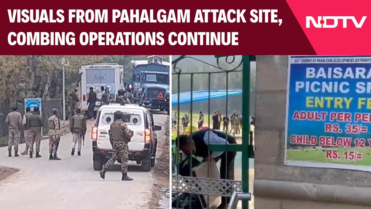 Visuals From Attack Site As Combing & Search Ops Continue