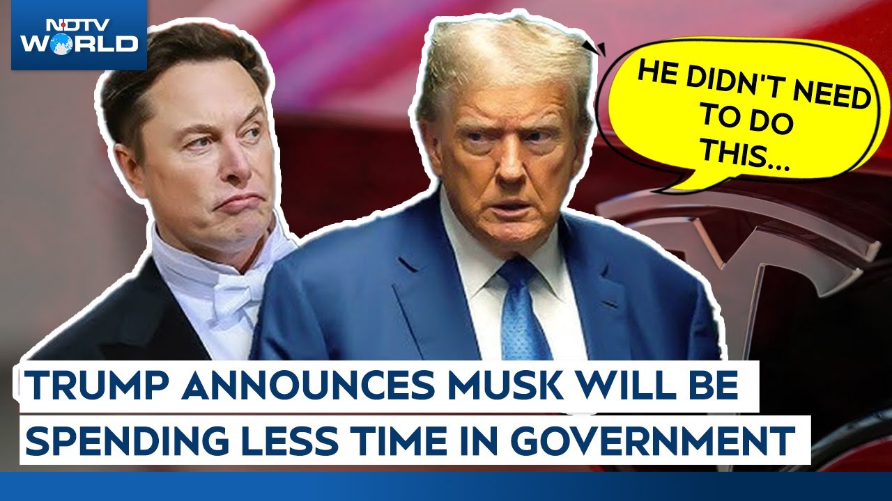 Trump Musk Video | Trump Said That Musk Will Be Spending Less Time In Government & More Time In...