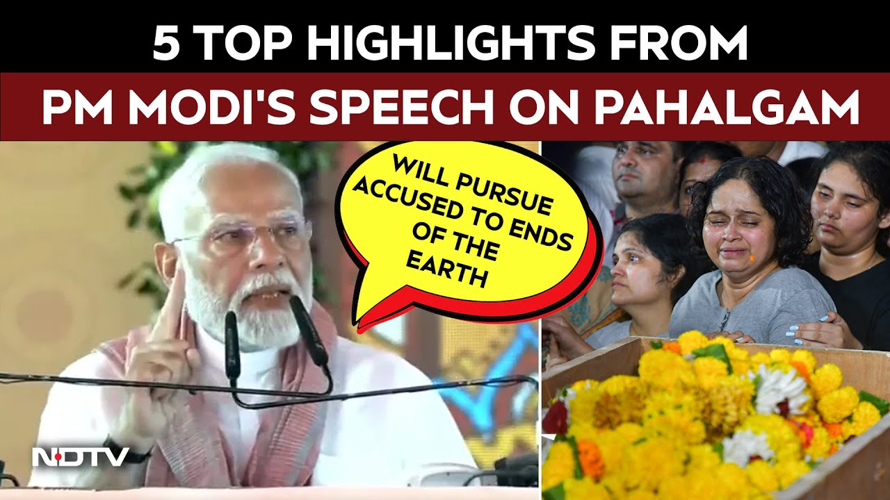 PM Modi Vows To Punish Pahalgam Attack Accused