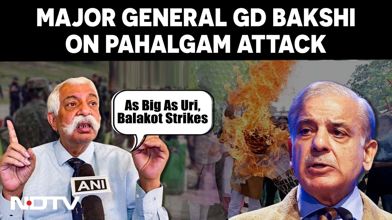 GD Bakshi On Pahalgam Attack, Demands 'Kinetic Military Action Against Pak