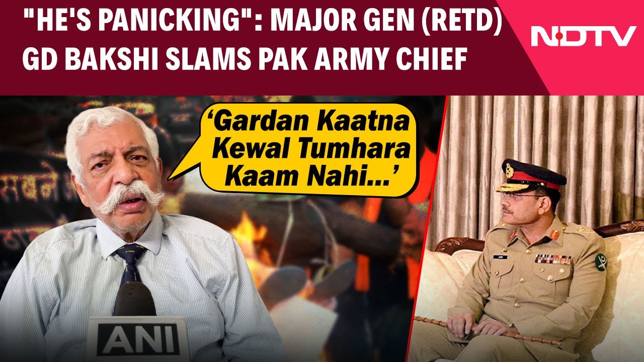 Major Gen (Retd) Calls for Military Action Against Pak After Pahalgam Attack