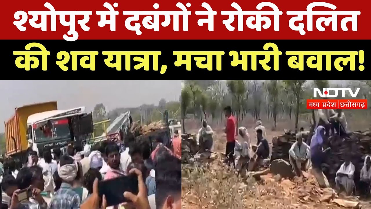 Dalit News: Sheopur में दबंगों ने रोकी दलित की शव यात्रा, पथराव से मचा भारी बवाल! |Crime News |Viral Dalit News: Sheopur में दबंगों ने रोकी दलित की शव यात्रा, पथराव से मचा भारी बवाल! |Crime News |Viral