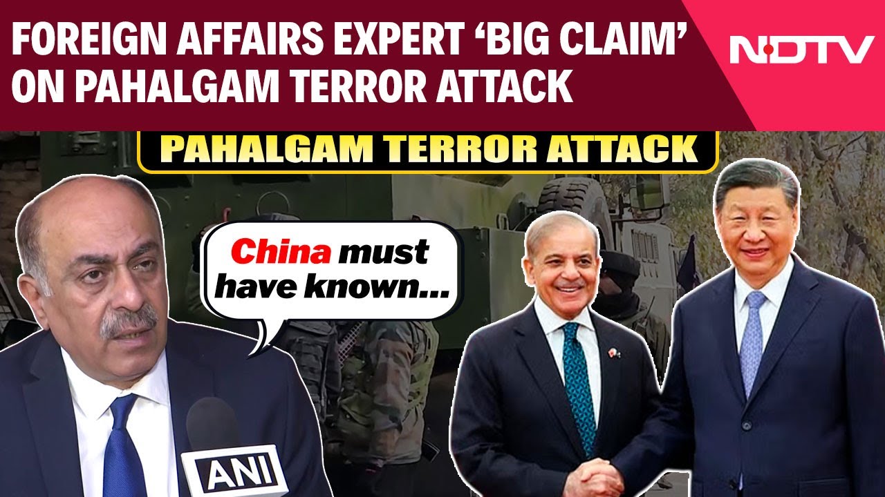 Foreign Affairs Expert Robinder Sachdev's 'Big Claim' On Pahalgam Terror Attack: "China Must Have..."