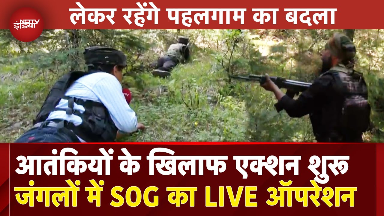 Jammu Kashmir के जंगलों में SOG कैसे कर रही है संदिग्धों की तलाश? NDTV पर देखें LIVE ऑपरेशन|Pahalgam Jammu Kashmir के जंगलों में SOG कैसे कर रही है संदिग्धों की तलाश? NDTV पर देखें LIVE ऑपरेशन|Pahalgam