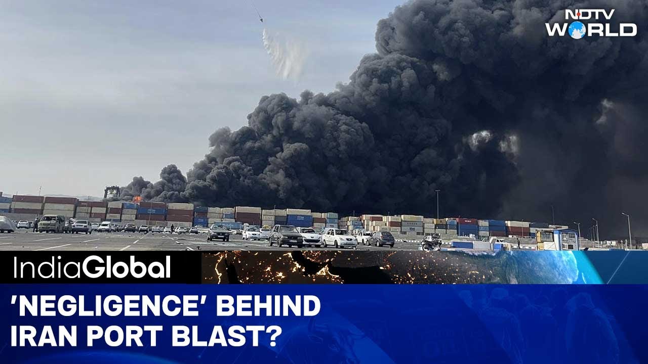 Iran Port Blast: Tehran Claims Negligence Behind Bandar Abbas Port Blast Iran Port Blast: Tehran Claims Negligence Behind Bandar Abbas Port Blast