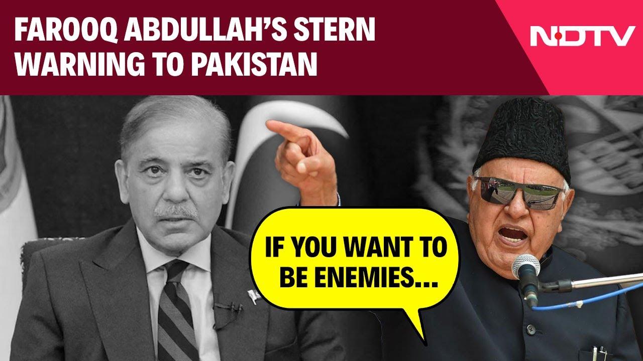 "If You Want To..." Farooq Abdullah's Warning To Pak After Terror Attack