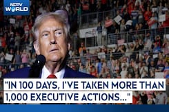 Donald Trump Celebrates 100 Days With Rally, Renews Attacks On Biden Donald Trump Celebrates 100 Days With Rally, Renews Attacks On Biden