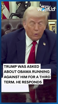 Donald Trump Was Asked About Obama Running Against Him For A Third Term