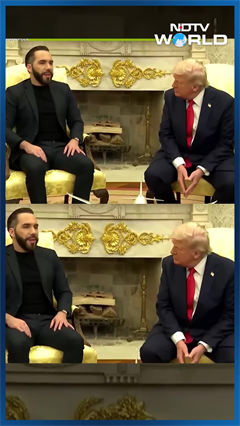 Trump Gets Impressed With Bukele’s Viral Quote, Asks “Who Gave Him That Line?”