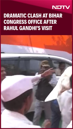 Bihar News: Chaos At Bihar Headquarters Of Congress Shortly After Rahul Gandhi's Visit