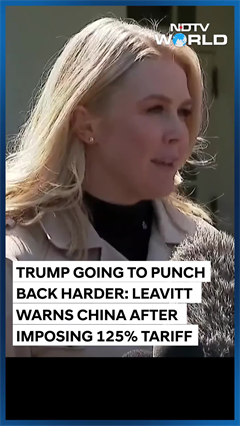 When You Punch, President Trump Punches Harder, Says Karoline Leavitt After 125% China Tariffs