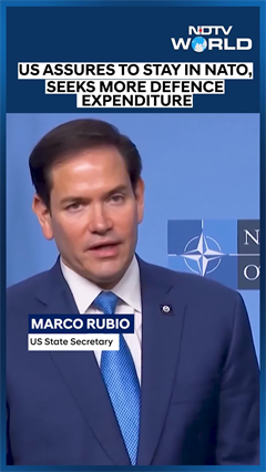 US State Secretary Rubio Urges NATO Allies To Increase Defence Spending