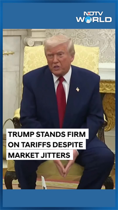 Amid Stock Market Crash, Trump Says No Pause on Tariffs, But Open to Negotiations