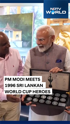 From Jayasuriya To Chaminda Vaas, PM Meets 1996 Sri Lankan World Cup Heroes