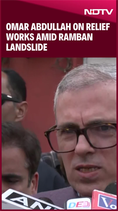 “Restoration Is Underway…”: J&K CM Omar Abdullah On Relief Works Amid Ramban Landslide