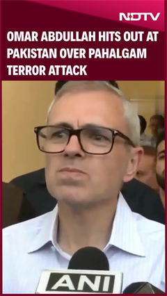 J&K CM Omar Abdullah Hits Out At Pakistan Over Kashmir Terror Attack