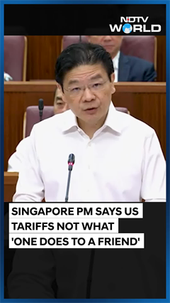 Singapore PM Wong Slams Trump, Says US Tariffs Not What 'One Does To A Friend'