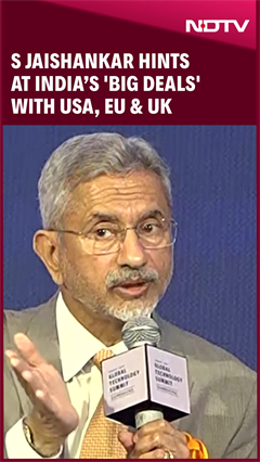 S Jaishankar News | S Jaishankar Hints At India's 'big Deals' With USA, EU & UK