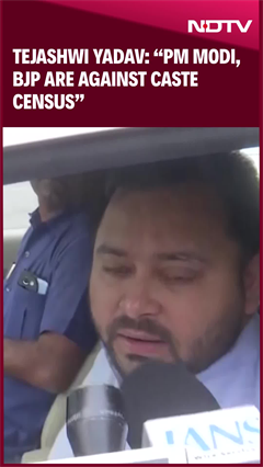 "PM Modi, BJP Are against Caste Census": Tejashwi Yadav's Attack On BJP Over Caste Census
