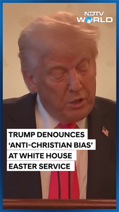 Donald Trump Criticizes Efforts to Eliminate Christian Principles in America